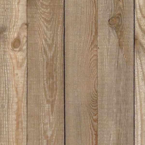 New planks in light grey tone with dark streaks coming from nails.